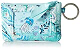Vera Bradley Women's Cotton Zip ID Case Wallet, Paisley Wave, One Size