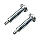 LICHIFIT 2pcs Sturdy Game Console Base Fixing Screws for PS5 Game Machine Replacement Vertical Stand Bottom Screws Repair Kit