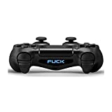 Taifond 2 Pcs/Set Custom Game Light Bar Vinyl Stickers Decal Led Lightbar Cover for Sony Playstation 4 PS4 Console Skins(Word Fuxk)