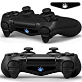 Sololife Game Theme Led Lightbar Cover Light Bar Decals Stickers for Playstation 4 PS4 PS4 Slim PS4 Pro Controller Skins-Weed