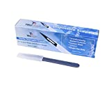 TruMed Disposable Scalpels | #11 High-Carbon Steel Blade | Surgical / Dermaplaning Tool | Plastic Handle | Sterile Medical Podiatry Tools | Individually Foil Wrapped ● Box of 10