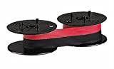 Nu-kote Model BR80C-6 Red/Black Nylon Ribbons, Pack Of 6