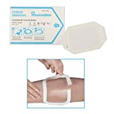 Houseables Transparent Film Dressing, Wound Cover Bandages, Clear, 4" x 4.75", 50 Pack, Post Surgical Skin Patch, Sterile, Breathable Pressure Seal, Waterproof, Bacterial Barrier, Showerproof