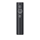 Logitech Spotlight Presentation Remote - Advanced Digital Highlighting with Bluetooth, Universal Presenter Clicker, 30M Range and Quick Charging – Black