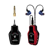 KIMAFUN 2.4G Wireless in-Ear Monitor System IEM System Transmitter Beltpack Receiver for Stage Performance, Band Rehearsal, Guitar Amplifier, Bass Amp, Speakers, Camera Record, Live Broadcast