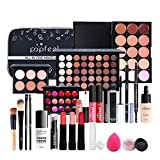 FantasyDay All-in-one Holiday Makeup Gift Set | Makeup Kit for Women Full Kit Cosmetic Essential Starter Bundle Include Eyeshadow Palette Lipstick Blush Foundation Concealer Face Powder Lipgloss Brush