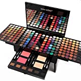 190 Colors Cosmetic Make up Palette Set Kit Combination with Eyeshadow Facial Blusher Eyebrow Powder Face Concealer Powder Eyeliner Pencil A Mirror All-in-One Makeup Gift Set