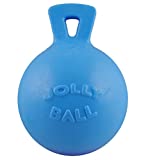 Jolly Pets Tug-N-Toss Toy Ball, 6-Inch, Blueberry (406 BB)