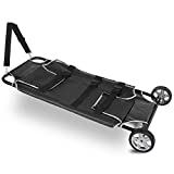 Pet Rescue Stretcher Veterinary Transport Trolley 250lb Max for Animal Dog Cat