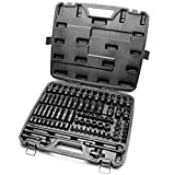 TIGHTSPOT 3/8" Drive 84pc Impact Socket MASTER SET, our Most Complete Set Ever with SAE & Metric from 1/4 Inch - 3/4 Inch, 6mm - 19mm, Standard/Deep/Universal and Star and Inverted Star Sockets & More