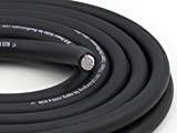 KnuKonceptz KCA 0 Gauge Power Ground Amp Wire Cable Black (10 ft) 1/0 AWG