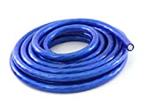 KnuKonceptz Bassik 0 Gauge Power/Ground Wire Cable Blue 25 Foot Coil