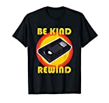 Retro VHS VCR Tee Be Kind Rewind Vintage 80's Video Tape Tee