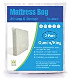 ComfortHome 2 Pack Mattress Bag for Moving and Storage, Fits Queen/King Size Mattress, Waterproof and Dustproof