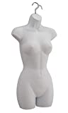 Female Molded Frosted Shapely Form with Hook - Fits Women’s Sizes 5-10