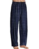 Hanes Men's ComfortSoft Cotton Printed Lounge Pants Blue Squares XL Men's ComfortSoft Cotton Printed Lounge Pants