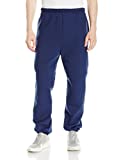 Hanes Men's Ultimate Cotton Pant, Navy, Large