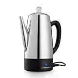 Gastrorag 12 Cup Electric Coffee Percolator, Stainless Steel