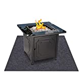 Fire Pit Mat—Stove fire mat，Retardant | Heat Resistant，Ember Mat and Grill mat，Absorbent Material， Protect Your Deck, Terrace, Lawn or Campground from Embers，Waterproof Backing，Washable (36"×30")