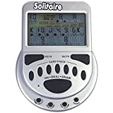 John N. Hansen Mega Screen Handheld Solitaire Game - Klondike Style Video Play for Ages 8+