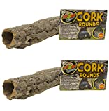 Cork Bark Round for Terrarium [Set of 2] Size: Small (2' H x 10' W x 10' L)