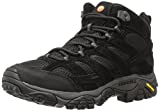 Merrell Men's Moab 2 Vent Mid Hiking Boot, Black Night, 13 M US