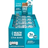 Health Warrior Chia Bars, Caramel Sea Salt, Gluten Free, Vegan, 25g Bars, 15 Count