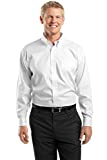 DISCONTINUED Red House Tall Non-Iron Pinpoint Oxford Shirt 2XLT White