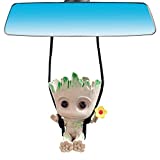 Car Mirror Hanging Accessories, Baby Tree Man Cute Car Accessories, Rear View Mirror Accessories Swing Hanging Ornament, Car Interior Decor for Women /Men, Adjustable Length
