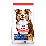 Hill's Science Diet Dry Dog Food, Adult 7+ for Senior Dogs, Chicken Meal, Barley & Rice Recipe, 33 lb. Bag