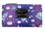 Loungefly x Hello Kitty Spaceship Allover-Print Flap Wallet (Multicolored, One Size)