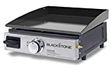 Blackstone 1650 Tabletop Grill Without Hood Propane Fuelled Portable Stovetop Gas Rear Grease Trap for Kitchen, Outdoor, Camping, Tailgating or Picnicking, 17 Inch Griddle, Black