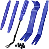 XBRN Auto Trim Removal Tool Kit,5 Pcs Car Panel Door Window Tools Kit,Auto Clip Fastener Remover Pry Tool Set