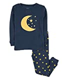 Leveret Kids & Toddler Pajamas Boys Girls 2 piece pj's 100% Cotton Moon & Stars (Size 14 Years)