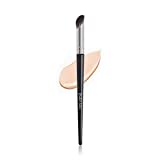 Small Nose Contour Brush by ENZO KEN, Under Eye Mini Concealer Makeup Brush, Angled Thin Concealer Brushes for Dark Circles Puffiness, Face Eyebrow Puffy Eyes, Liquid Cream Blending (Black)