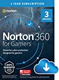 Norton 360 for Gamers 2022 Multiple layers of protection for up to 3 Devices  Includes Game Optimizer, Gamer tag monitoring, Secure VPN and PC Cloud Backup [Download]