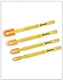 Jannavy Hand-operated Caulk Finishing Tool 4 Size Set Caulk Finishing Tools in the Nature of Handheld Tools, Used to Sculpt, Level, Smooth Out (4 Size Set)