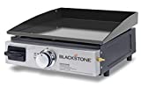 Blackstone 1650 Tabletop Grill without Hood Propane Fuelled  17 inch Portable Stovetop Gas Griddle-Rear Grease Trap for Kitchen, Outdoor, Camping, Tailgating or Picnicking, Black