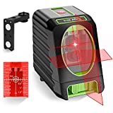 Huepar Self-Leveling Laser Level 150ft Outdoor Cross Line Laser, Selectable Laser Lines with Pulse Mode Level with Vertical Beam Spread Covers of 150, 360Magnetic Base and Battery Included-M-BOX-1R