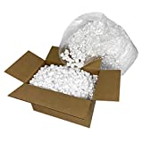 StarBoxes White Regular Loose Fill Shipping Packing Peanuts S-Shaped 22.5 Gal / 3 Cubic Feet