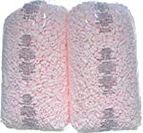 Bubblefast! Brand 7 cu ft (45 gallons) Pink Anti Static Packing Peanuts Popcorn made from 100% Recycled Material- (Two 3.5 cu ft Bags)