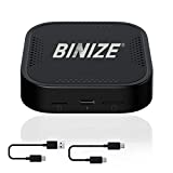 Binize Wireless CarPlay Android AUTO Multimedia Video Box 4G Cellular,4GB+64GB,8Core,Android System,Built-in Navigation,Support SIM&TF Card Bluetooth Only Support Car with OEM Wired CarPlay