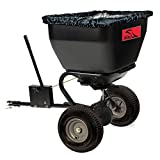 Brinly BS36BH-A Tow Behind Broadcast Spreader with Weatherproof Cover and Universal Hitch, 175 lb.