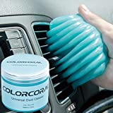 ColorCoral Cleaning Gel Universal Gel Cleaner for Car Vent Keyboard Auto Cleaning Putty Dashboard Dust Remover Putty Auto Duster Cleaning Kit 160G