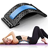 Back Stretcher for Low Back Pain Relief, Multi-Level Back Cracker Board, Lower and Upper Back Popper for Herniated Disc, Sciatica, Scoliosis
