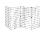 YARDGARD Select 4 ft. x 24 ft. Steel Fence Panel