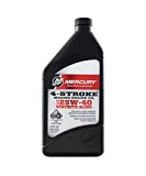 Mercury Marine 92-8M0078629 Synthetic Blend 4-Stroke (25W-40) Engine Oil Quart (CASE OF 6)