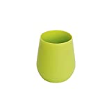 ezpz Tiny Cup (Lime) - 100% Silicone Training Cup for Infants - Designed by a Pediatric Feeding Specialist - 4 Months+
