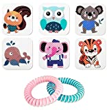 BuggyBands 120 Pack Mosquito Patches Stickers for Adult Kids, Resealable Stickers with 2Pack Mosquito Bracelet, Mosquito Patches for Kids, Mosquito Patches Stickers for Outdoor Camping & Travel