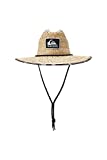 Quiksilver Men's Outsider Lifeguard Beach Sun Straw HAT, Green CAMO, L/XL